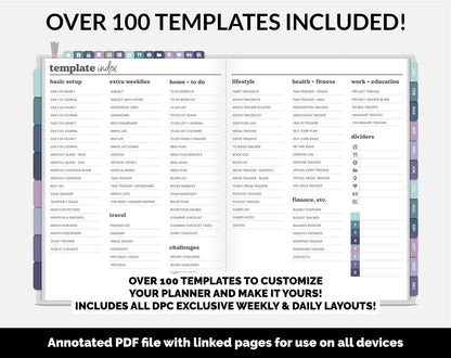 Undated DIY Hybrid Digital Planner | Destiny | GoodNotes, iPad & Android