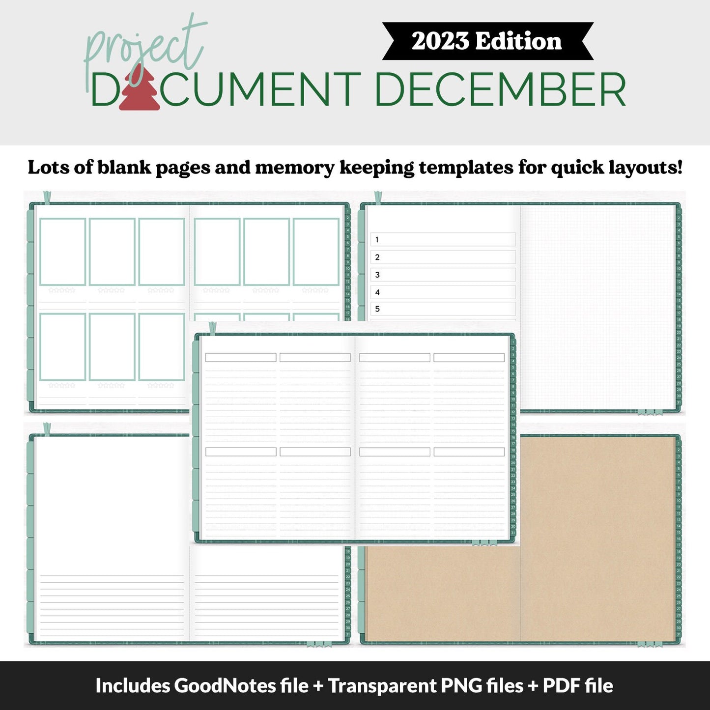 2023 Project Document December Digital Album and Stickers