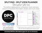 Split Pad | Split View Digital Planner | Arctic Theme | GoodNotes & iPad