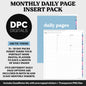 Linked Daily Portrait Digital Planner Insert | Arctic | GoodNotes, iPad & Android