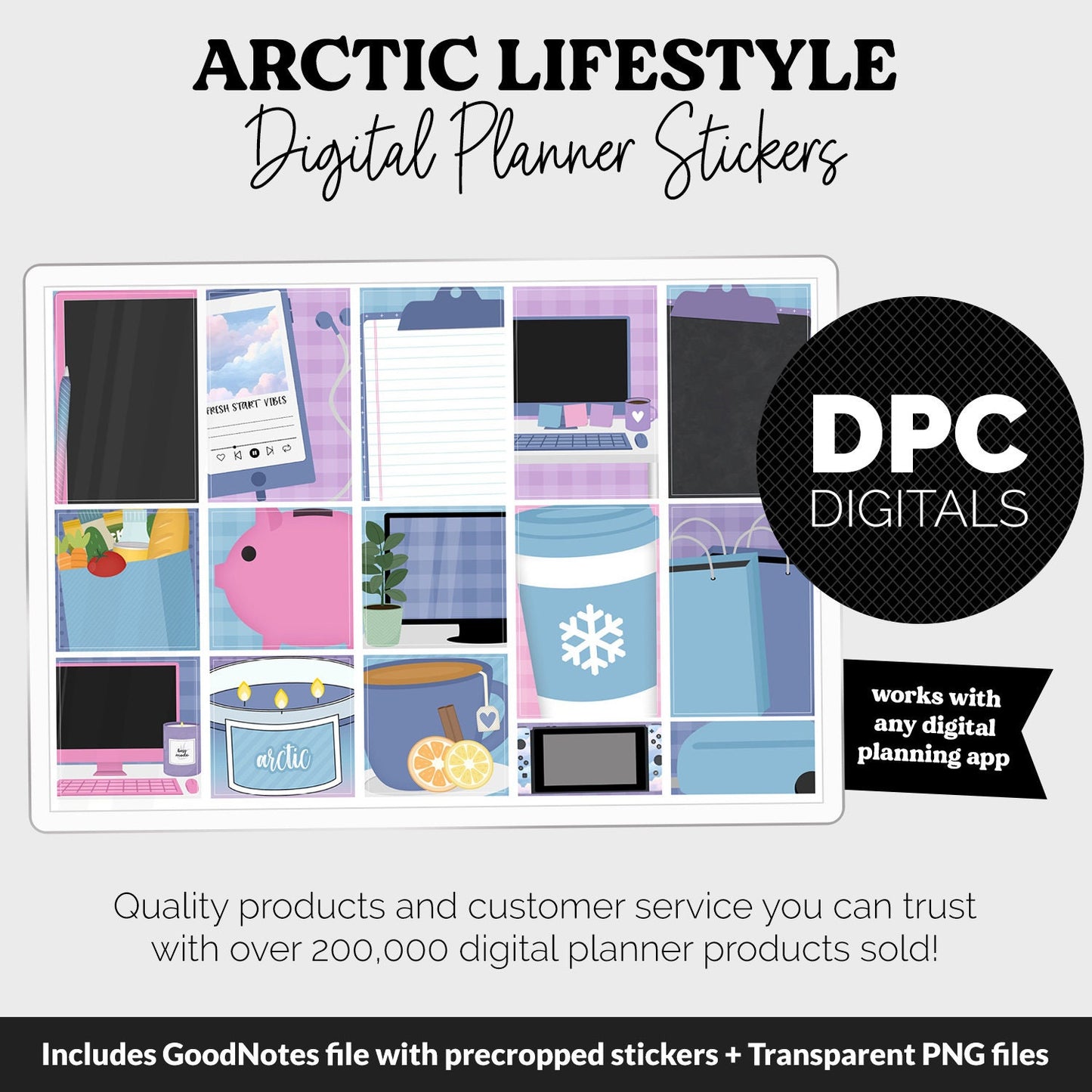 Arctic Lifestyle Add-On Digital Stickers