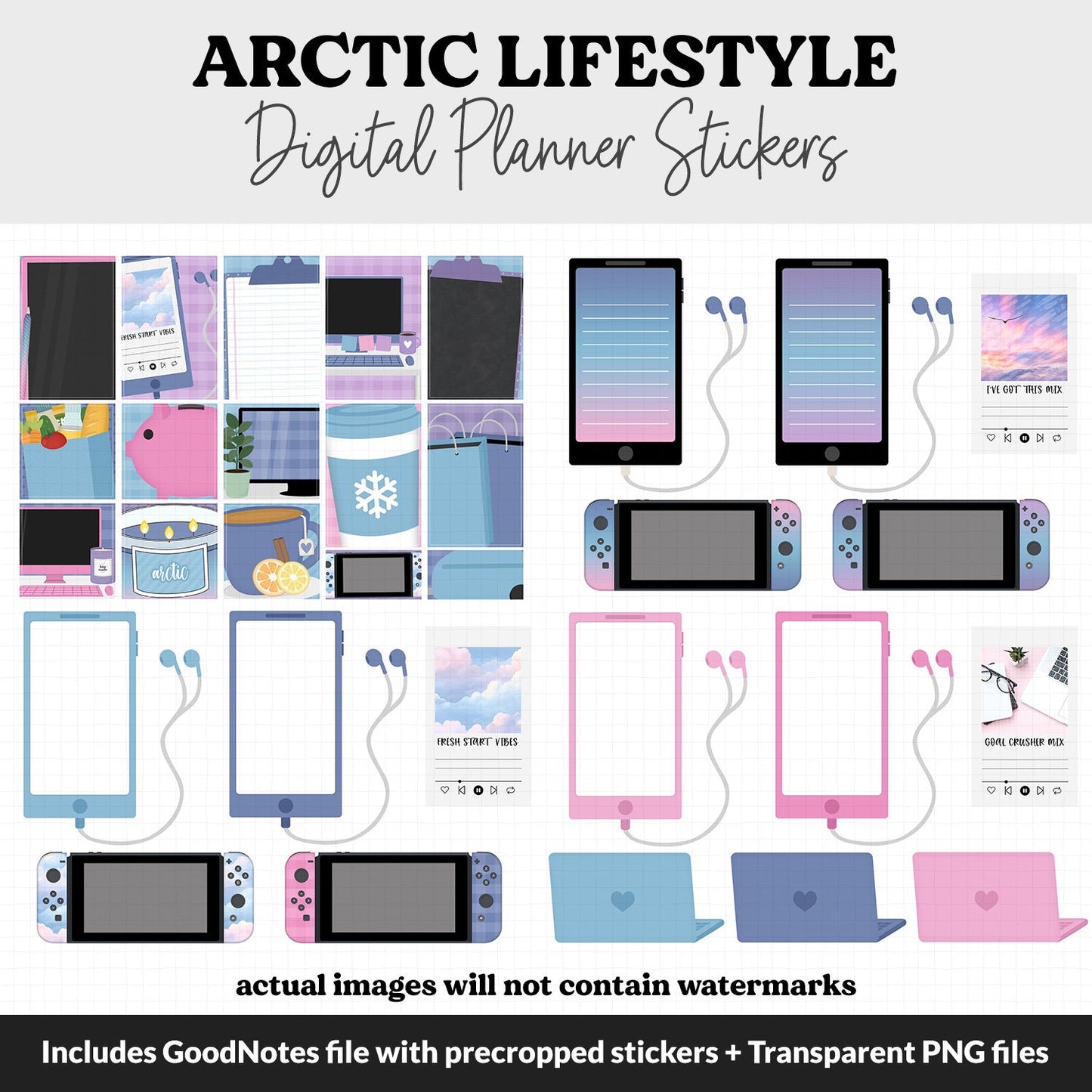 Arctic Lifestyle Add-On Digital Stickers