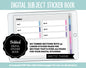 Blank Subject Digital Sticker Books | Arctic Theme