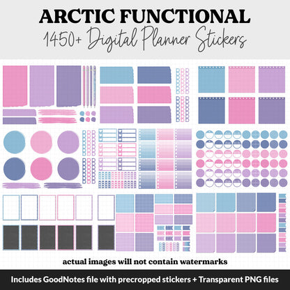 Arctic Functional Digital Sticker Set