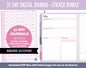 31 Day Digital Journal + Sticker Bundle | Adore Theme