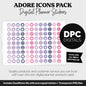Adore Icons Digital Planner Stickers