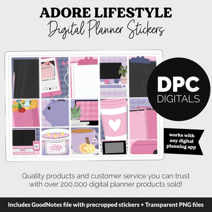 Adore Lifestyle Add-On Digital Stickers