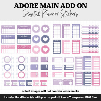 Adore Add-On Digital Stickers