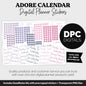 Adore Calendar Essentials Digital Planner Stickers