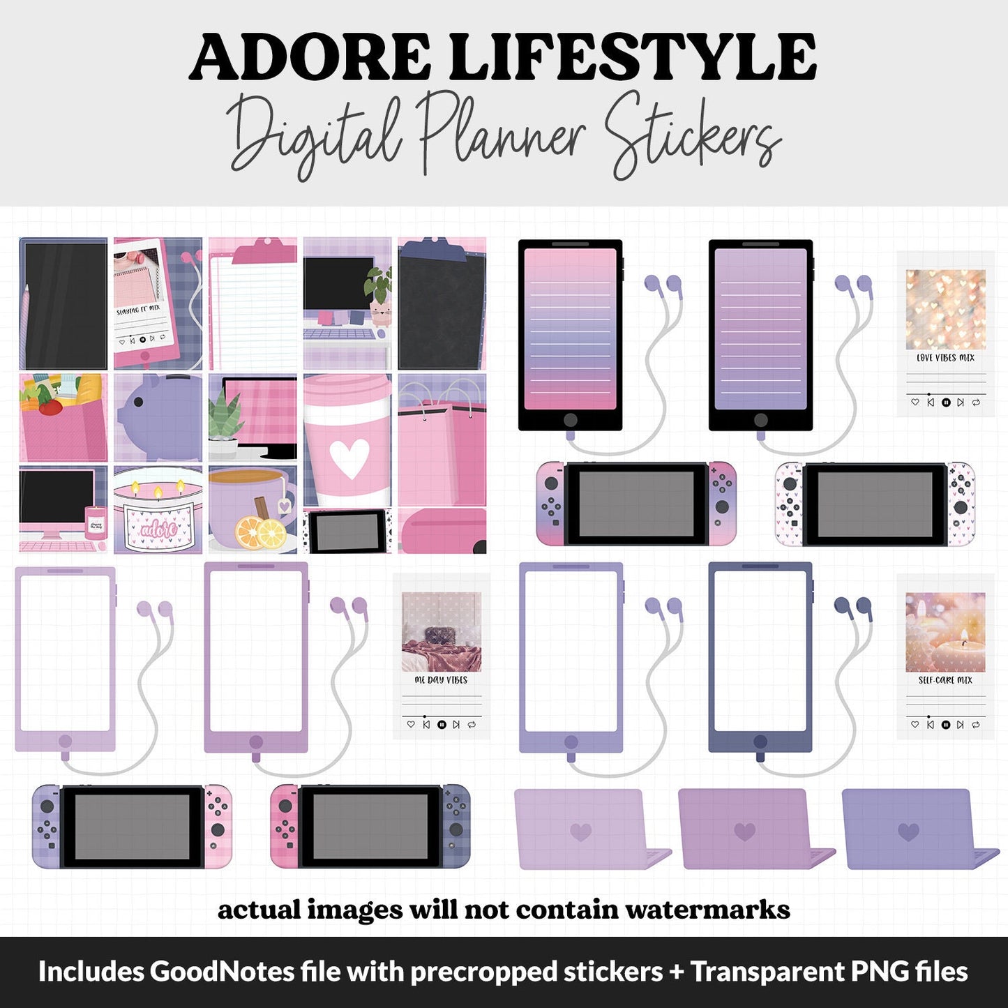 Adore Lifestyle Add-On Digital Stickers