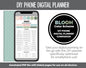 DIY Phone Digital Planner | Bloom Theme | Goodnotes, iPad & Android | Hobonichi, Planner, Notebook
