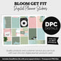 Get Fit Bloom Digital Stickers | GoodNotes & iPad | Fitness, Health, Self-Care, Workout