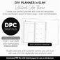 DIY Slim Digital Planner | Whiteout Theme | Goodnotes, iPad & Android | Notebook