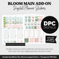Bloom Add-On Digital Stickers | GoodNotes & iPad | Trackers, Budget, Meal Planning, Health, Habits
