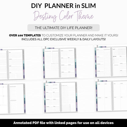 DIY Slim Digital Planner | Destiny Theme | Goodnotes, iPad & Android | Notebook