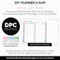 DIY Slim Digital Planner | Spring Theme | Goodnotes, iPad & Android | Notebook