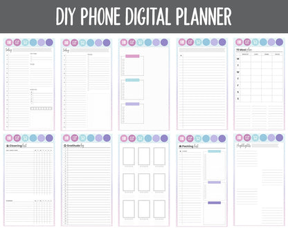 DIY Phone Digital Planner | Dream Theme