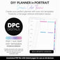 DIY Portrait Digital Planner | Dream Theme