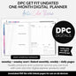 Get Fit One Month Digital Planner | Arctic Theme | GoodNotes, iPad, Android | Workout, Fitness, Health, Wellness, Self-Care