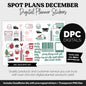 Spot Plans December Digital Stickers | GoodNotes, iPad and Android | Merry | Sassy, Winter, Holidays, Adulting, Planning, Funny
